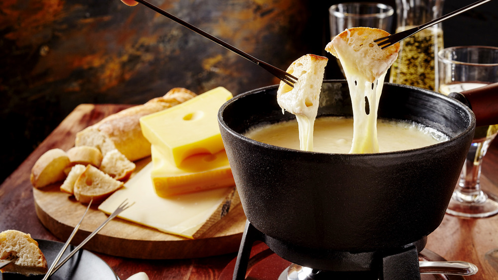 Swiss cheese and fondue