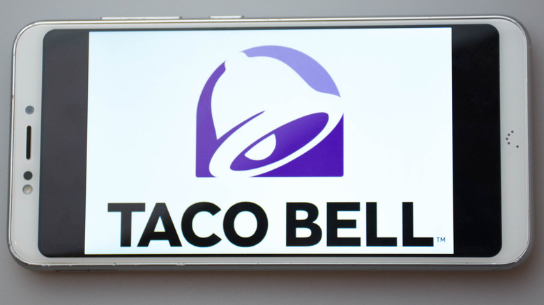 Taco Bell app on phone