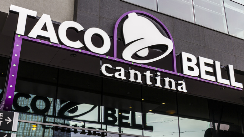 Taco Bell Cantina exterior sign