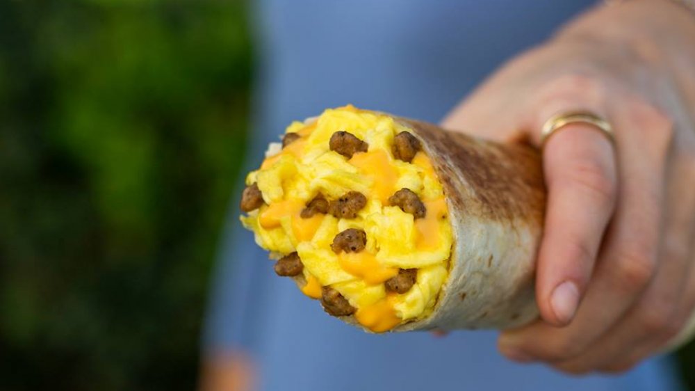 Taco Bell breakfast burrito