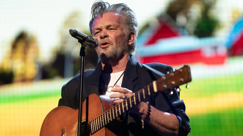 John Mellencamp performing 