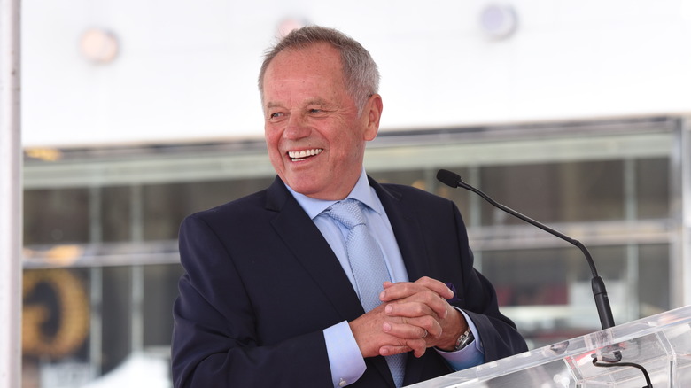 Wolfgang Puck in a suit