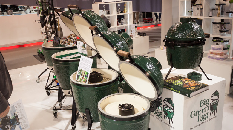 Big Green Egg grills in store