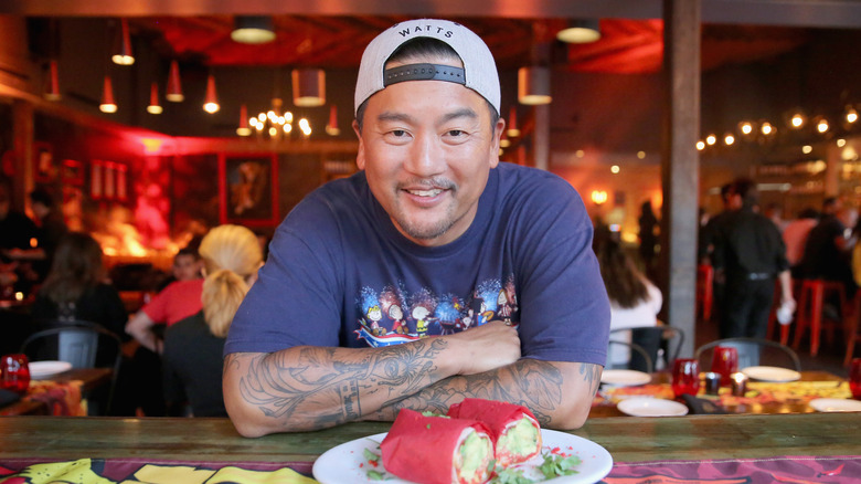 Roy Choi at Cheetos event