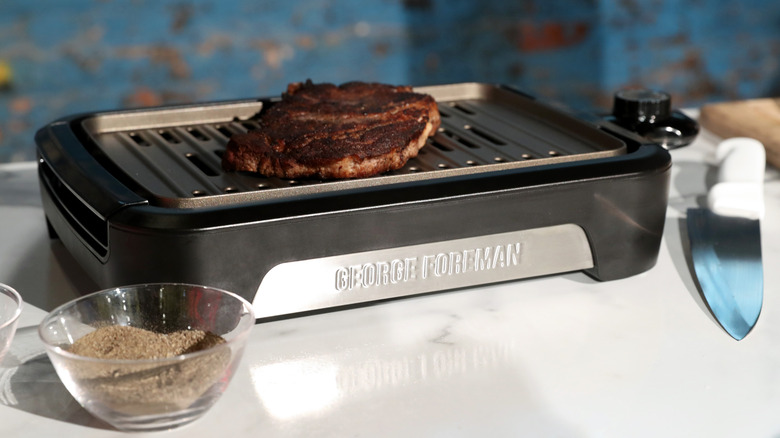 George Foreman Grill Cooking - Eat at Home
