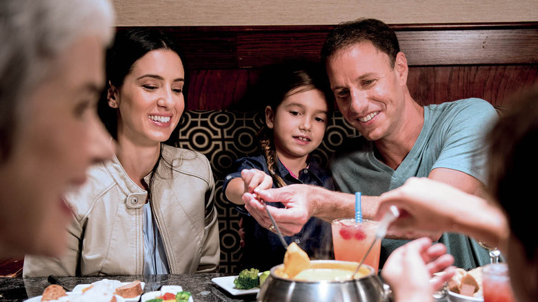 family at the melting pot