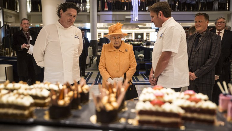 chefs serving the queen