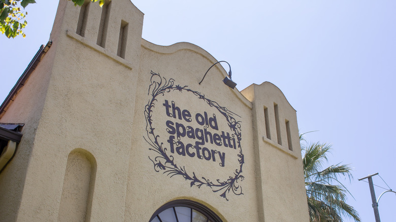 Old Spaghetti House restaurant in historic building