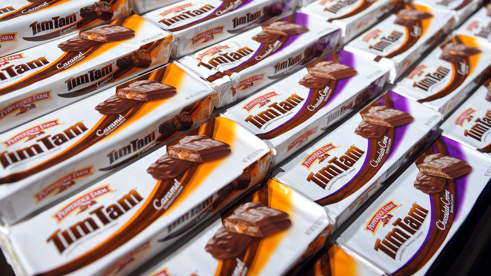 American Tim Tams with Pepperidge Farm logo