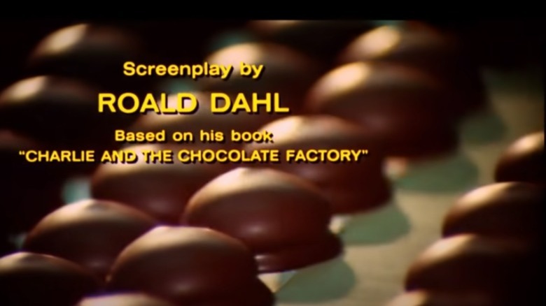 Willy Wonka & the Chocolate Factory credits with bonbons