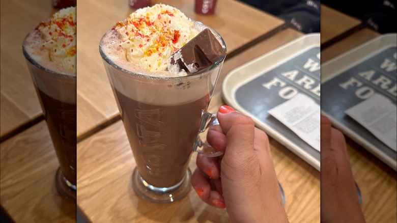 Toblerone hot chocolate