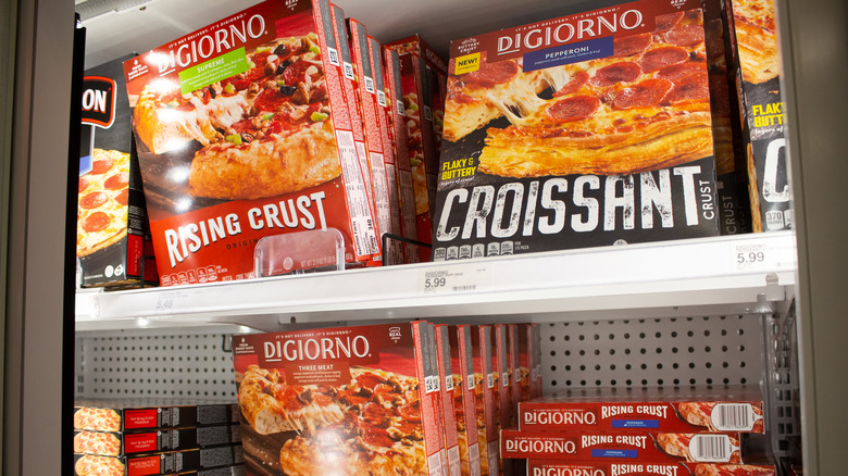 DiGiorno pizza in the supermarket