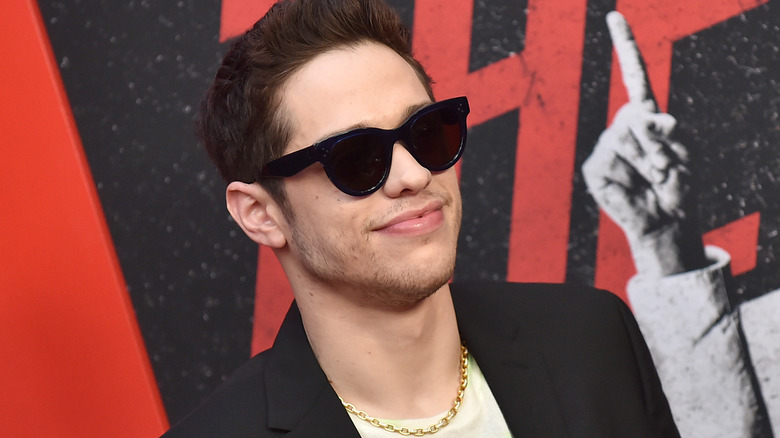 A close-up of Pete Davidson