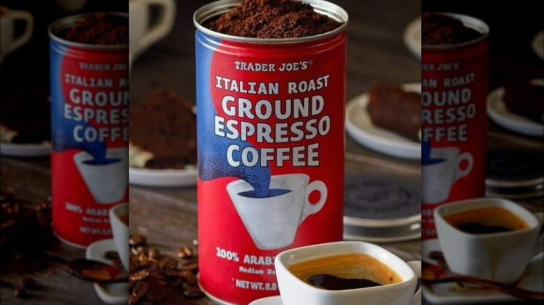 Trader Joe's Ground Italian Roast in special fiber-aluminum can