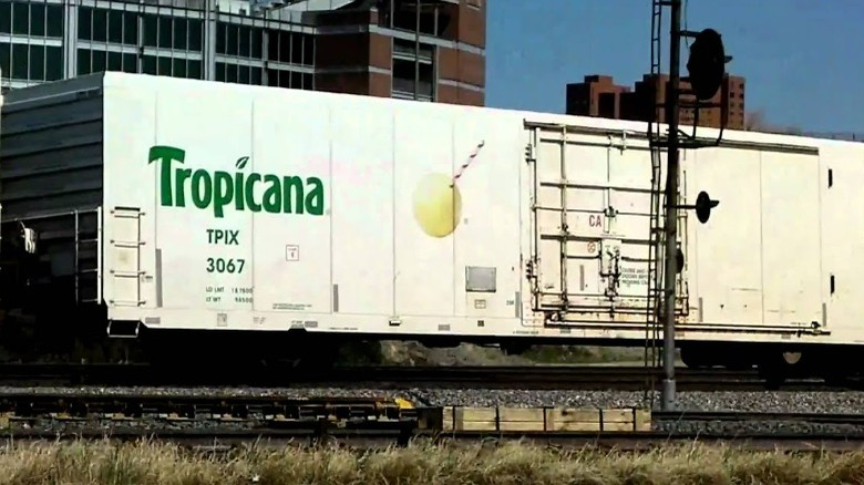 The Tropicana Juice Train.