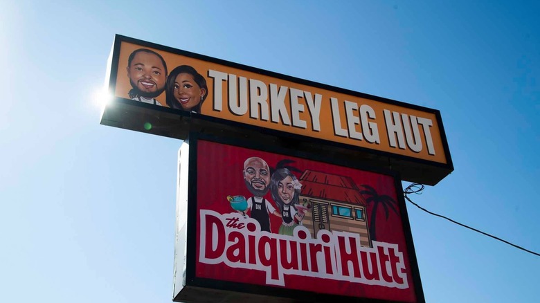 turkey leg hut restaurant houston texas daiquiri hutt