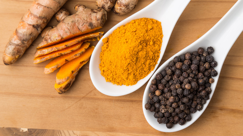 Turmeric and black pepper