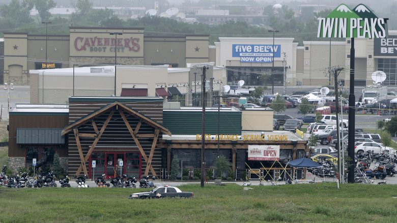 Motorcycles at Twin Peaks in Waco