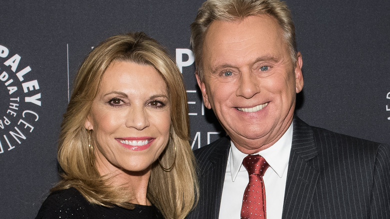 Vanna White and Pat Sajak