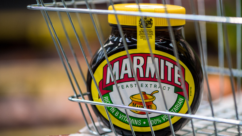 marmite in a wire basket