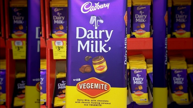 cadbury dairy milk vegemite candy bar