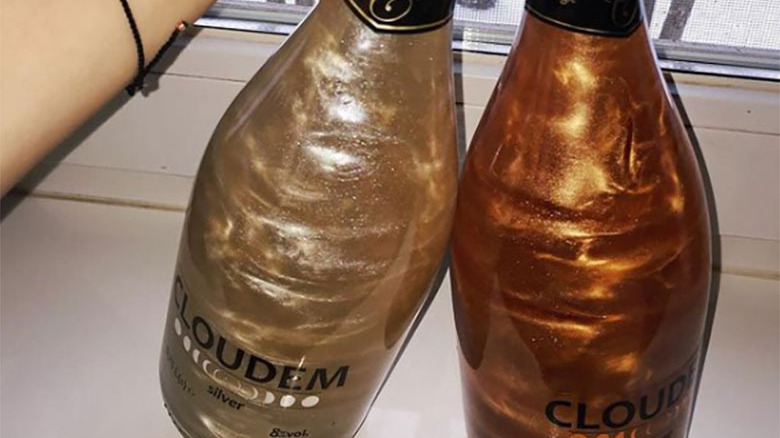 two bottles of cloudem