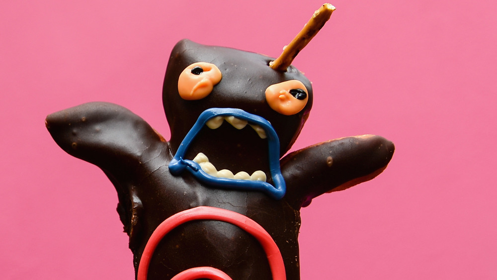 Voodoo mascot doughnut