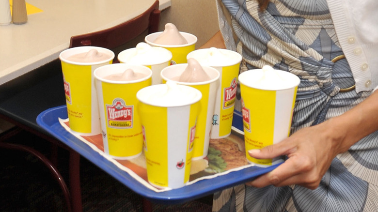 Tray Wendy's Frostys