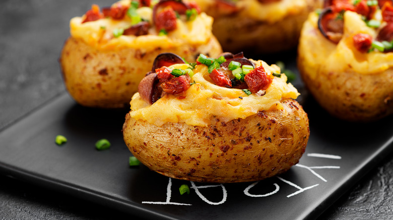 Stuffed baked potatoes