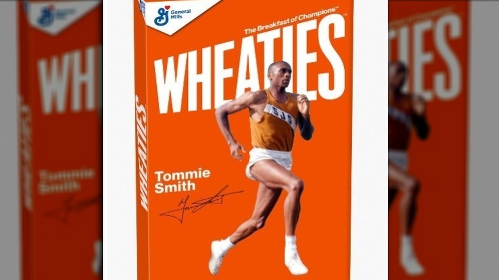 Tommie Smith Wheaties Box