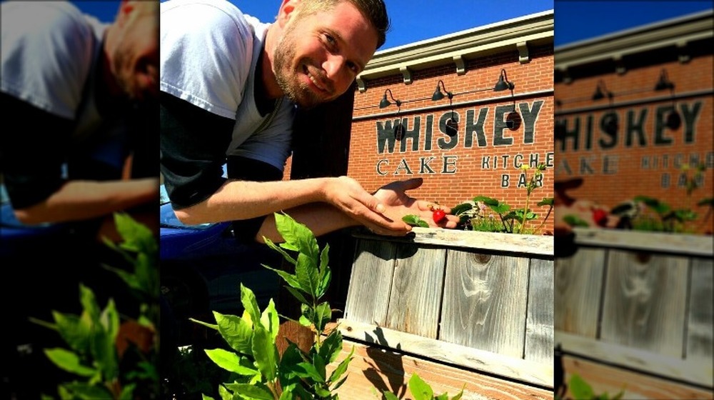 Strawberry garden at Whiskey Cake Kitchen and Bar