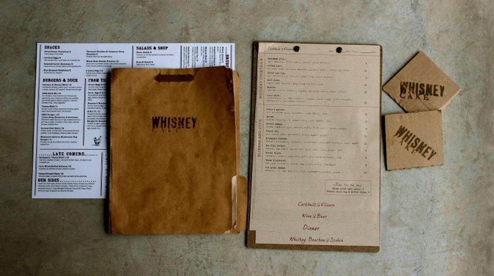 Whiskey Cake Kitchen and Bar paper goods