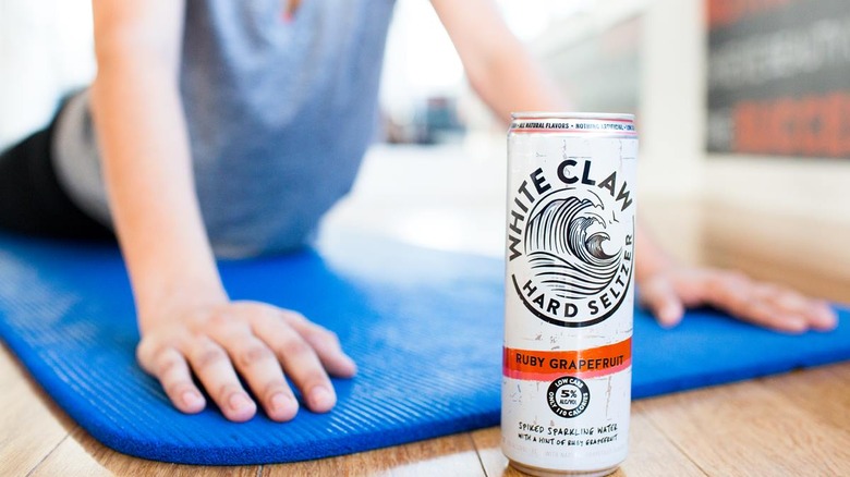 woman on yoga mat