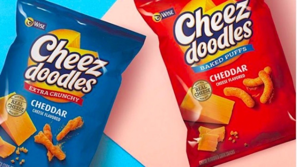 Bags of Wise Cheez Doodles