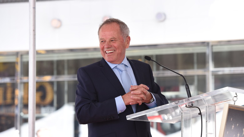 Wolfgang Puck giving a speech