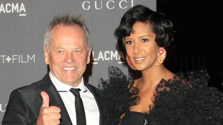 Gelila Assefa and Wolfgang Puck