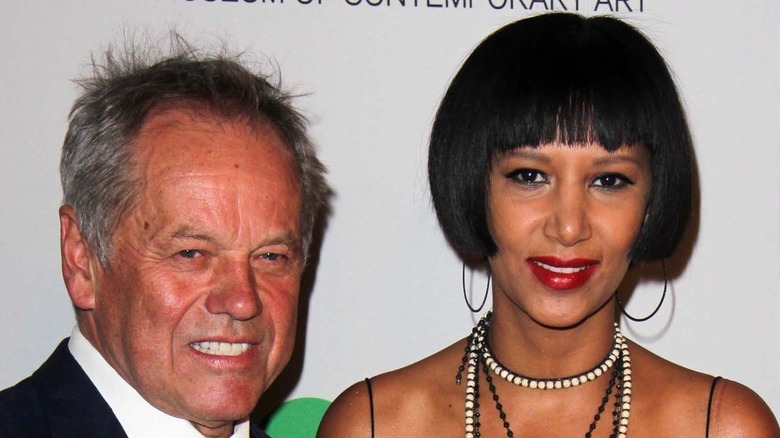 Gelila Assefa and Wolfgang Puck