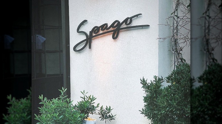 Spago restaurant entrance