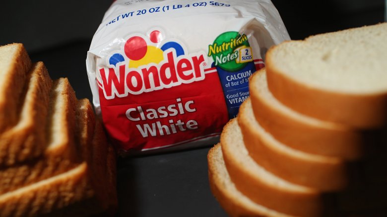 Wonder Bread slices and bag