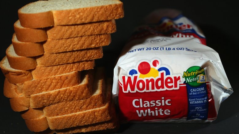 Wonder Bread slice and bag