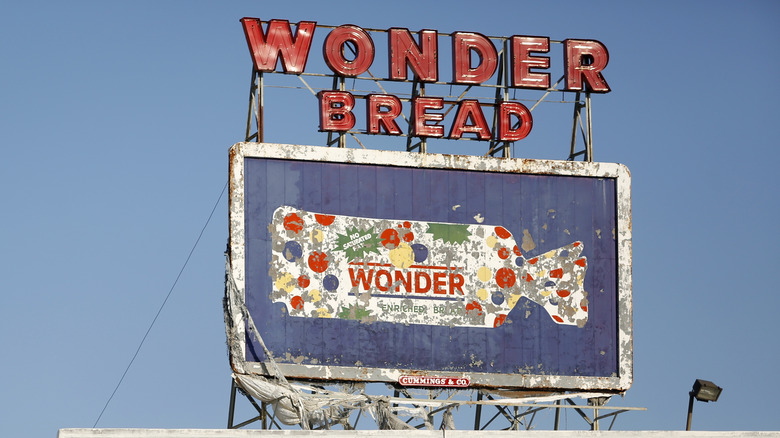 old Wonder Bread sign