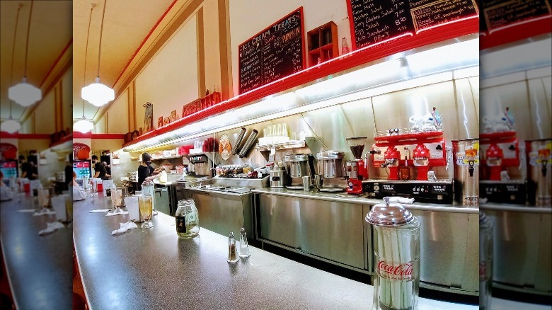 Woolworth's soda fountain