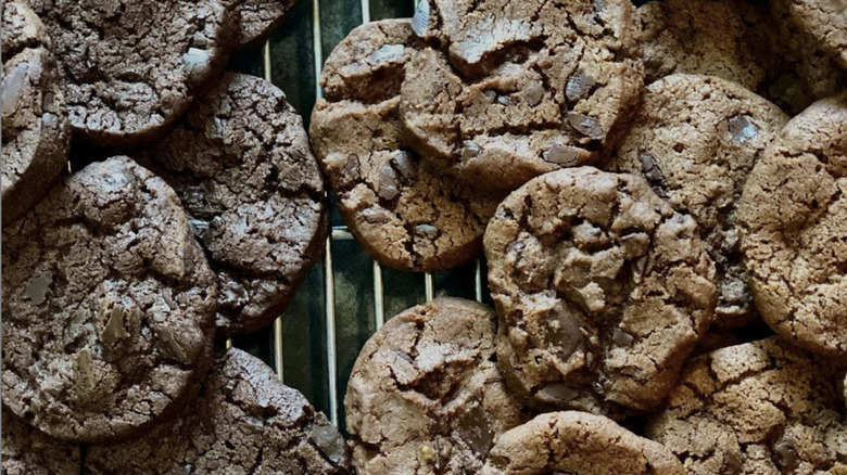 World Peace cookies on a tray