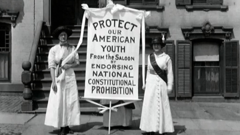 Two women supporting Prohibition