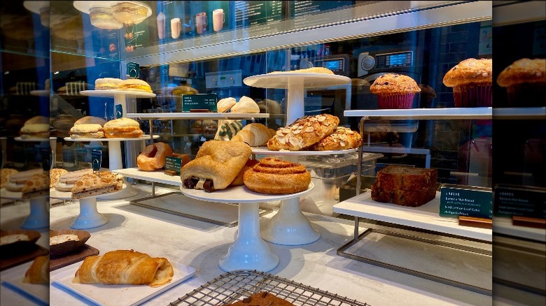 Food display at Starbucks