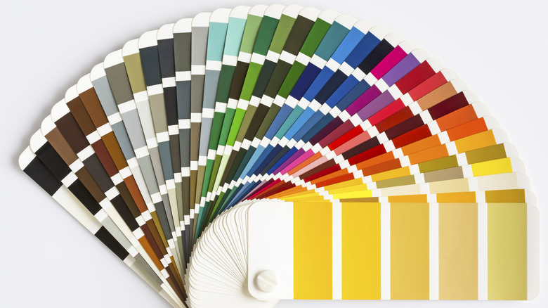 Pantone color card system