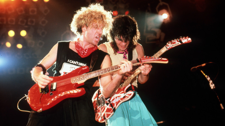 Sammy Hagar and Eddie Van Halen