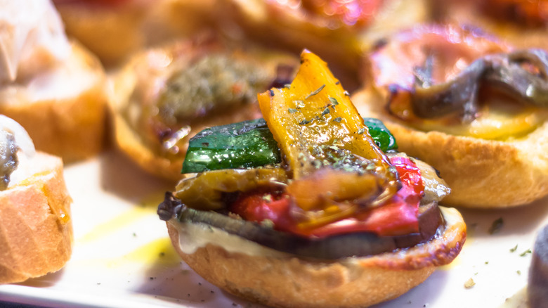 Traditional "Cicchetti" snacks in Venice