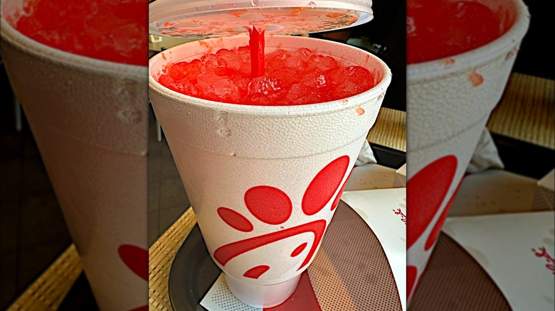 Chick-fil-A lemonade with fruit punch