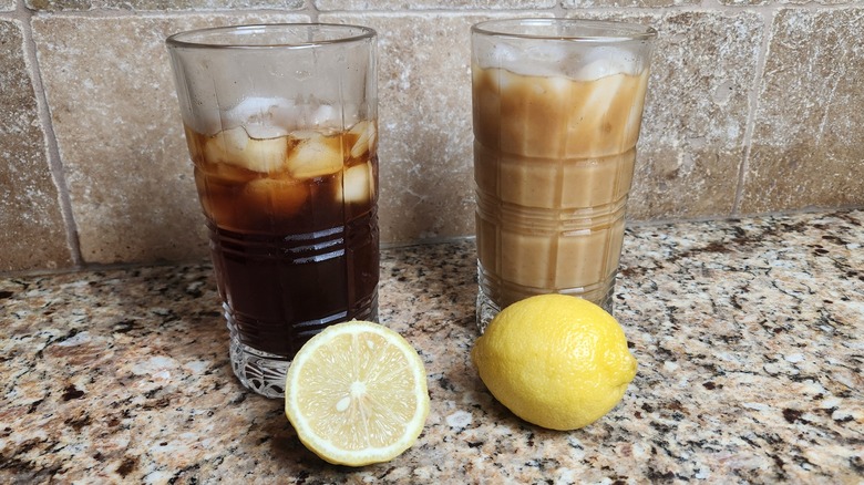 cold brew lemon coffee